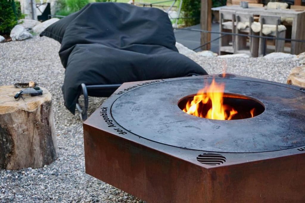 גראינאו Chalet S - 5 Sterne Luxus Ferienhaus Direkt Am Eibsee Und Zugspitze מראה חיצוני תמונה