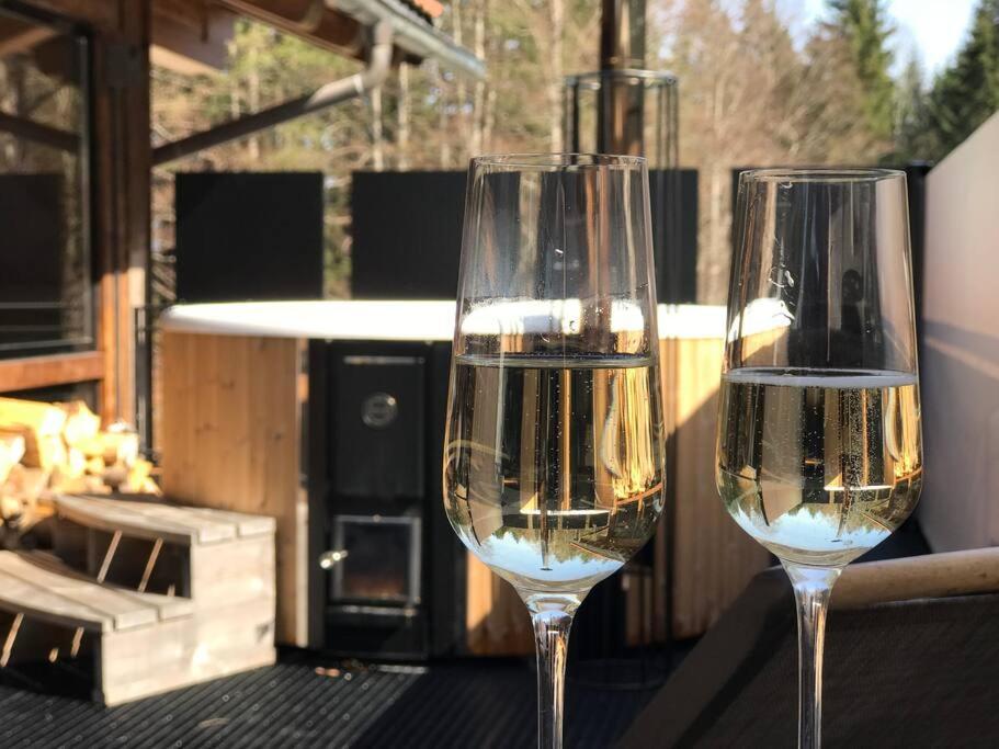 גראינאו Chalet S - 5 Sterne Luxus Ferienhaus Direkt Am Eibsee Und Zugspitze מראה חיצוני תמונה