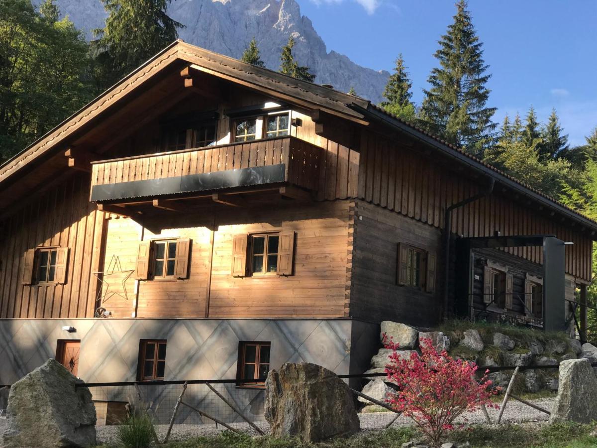 גראינאו Chalet S - 5 Sterne Luxus Ferienhaus Direkt Am Eibsee Und Zugspitze מראה חיצוני תמונה